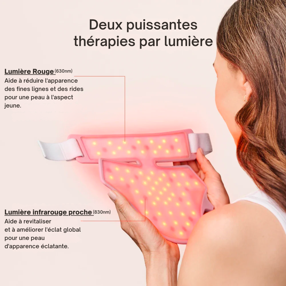 Masque de cou de Luminothérapie